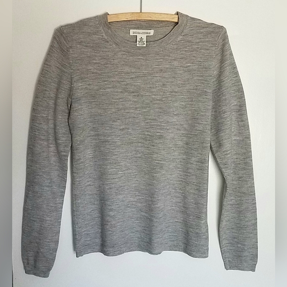 Banana Republic Extra Fine Italian Merino Wool Crewneck Sweater - Picture 3 of 12